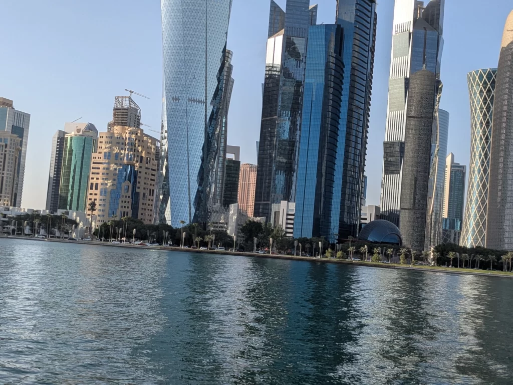 Doha West Bay high-rise buildings skyline waterfront – Places to Visit in Doha