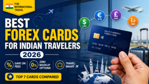 Discover the best Forex Cards for Indian travelers in 2026. Compare fees, zero markup options, and benefits to save money on international travel.