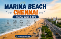 Marina Beach Chennai Golden Sands and Bay of Bengal View