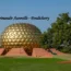 The golden Matrimandir dome in Auroville, one of the top places to visit in Pondicherry during a weekend getaway.