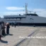 People boarding the Makruzz ferry from Port Blair to Havelock Island, which is a major entry point for popular tourist activities in Havelock Island. Families trekking through the jungle trail to Elephant Beach in Havelock Island