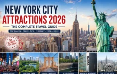 New York City Attractions Cities to Visit in New York top NYC landmarks and skyline view