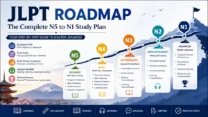 JLPT roadmap self-learning guide for Japanese learners