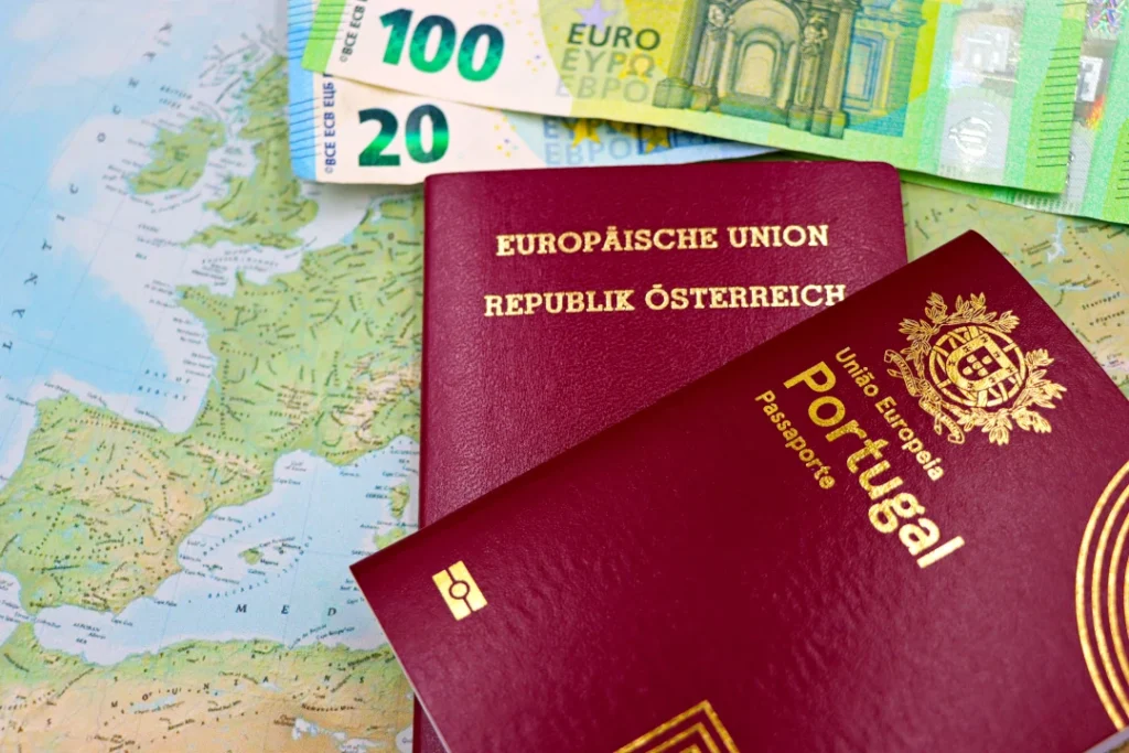 Indian passport and travel documents required for a Schengen Visa application to Europe in 2026