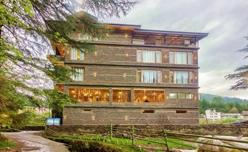 Comfortable accommodation options in Shimla and Manali surrounded by scenic Himalayan landscapes