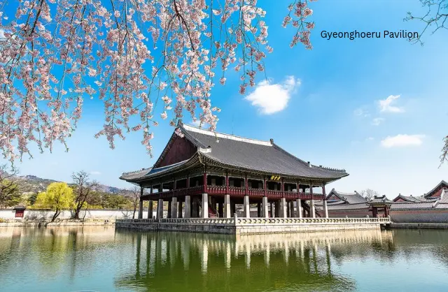 Gyeonghoeru Pavilion at Gyeongbokgung Palace in Seoul