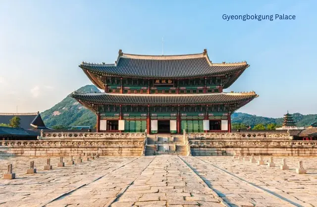 Gyeongbokgung Palace main hall in Seoul