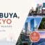 Shibuya Tokyo tourist places featuring Shibuya Crossing, Meiji Jingu, city views, and Shibuya Sky
