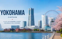 Yokohama tourist places skyline view, a highlight of any Yokohama travel guide for the best time to visit Yokohama