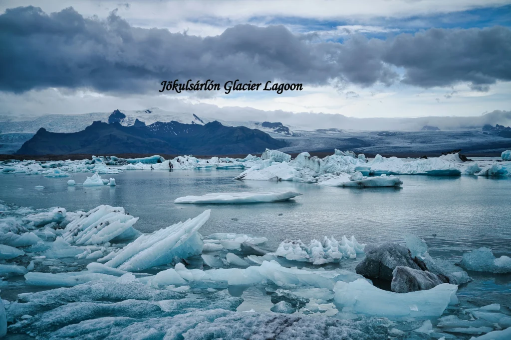 Iceland travel guide 2026 Jökulsárlón Glacier Lagoon Iceland with floating icebergs and glaciers