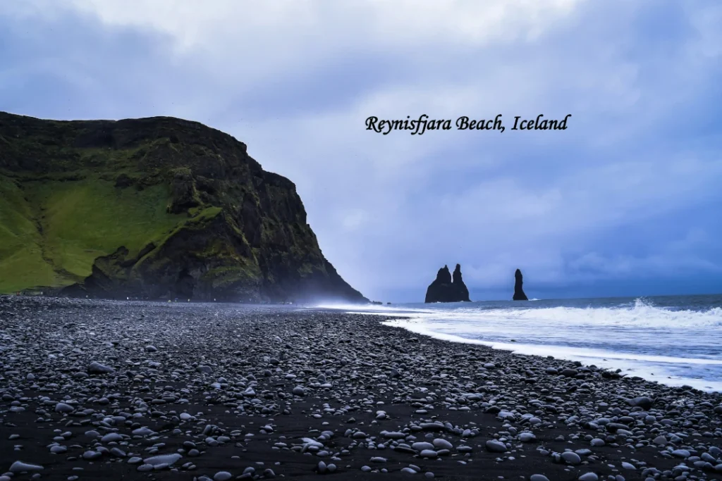 Iceland travel guide 2026 Reynisfjara Beach Iceland black sand beach with sea stacks