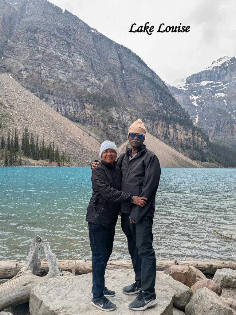 Lake Louise is a highlight of Banff National Park tours, famous for its turquoise waters, stunning mountain views, and scenic lakeside trails.