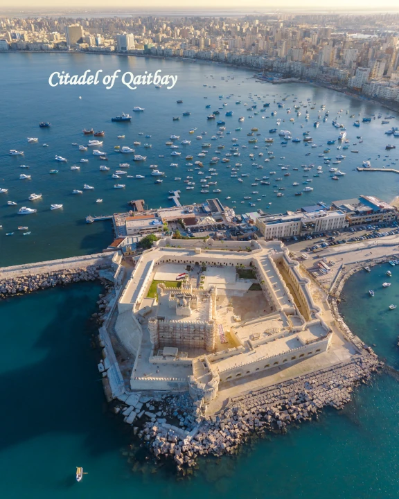 Citadel of Qaitbay in Alexandria, a historic fortress and popular Egypt tourism attraction
