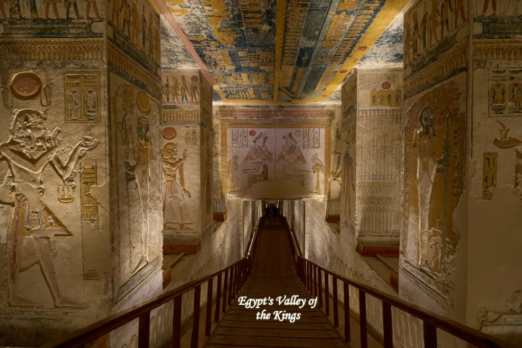 Valley of the Kings in Luxor, Egypt, a famous archaeological site for Egypt tourism